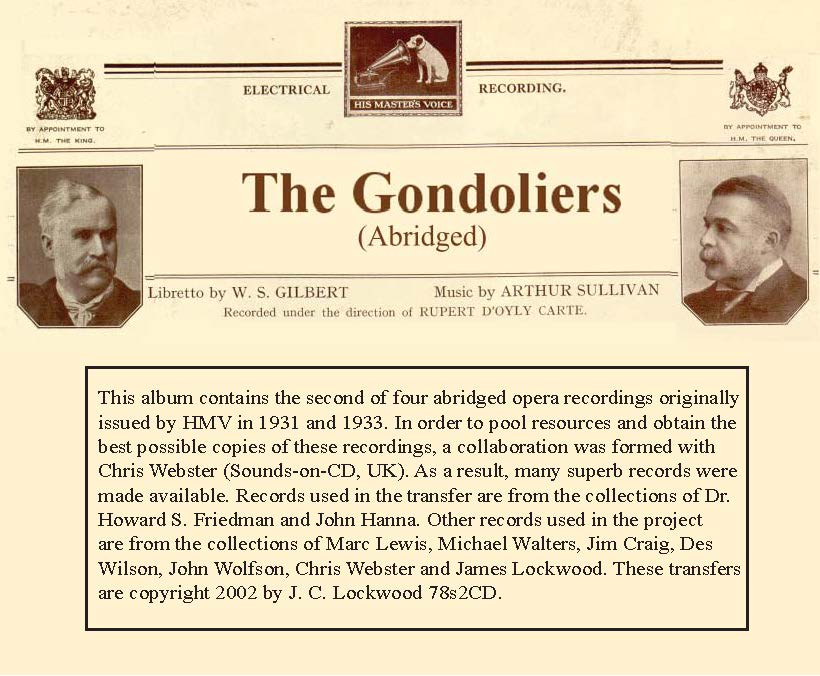 Abridged Gondoliers Graphic